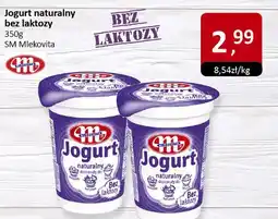 Market Point Jogurt naturalny bez laktozy 350g SM Mlekovita oferta