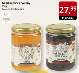 Market Point Miód lipowy, gryczany 650g Pasieka Kasztelowiecz oferta