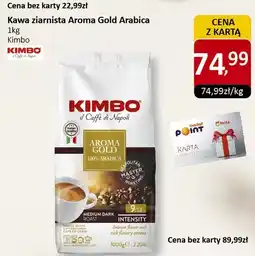 Market Point Kawa ziarnista Aroma Gold Arabica 1kg Kimbo oferta