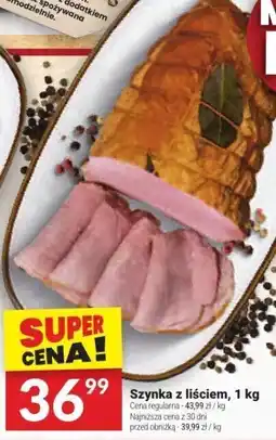 Twój Market Szynka z liściem, 1 kg Białecki Wędzarnia oferta