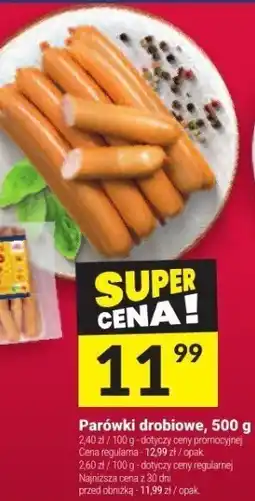 Twój Market Parówki drobiowe, 500 g Twój Market oferta