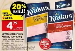 Twój Market Szynka eksportowa Krakus, 100-120 g oferta