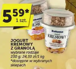 ABC Jogurt kremowy z granolą 230 g Bakoma oferta
