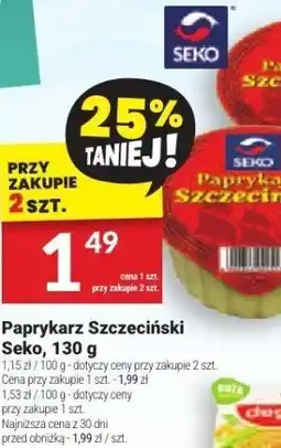 Twój Market Paprykarz Szczeciński Seko, 130 g oferta