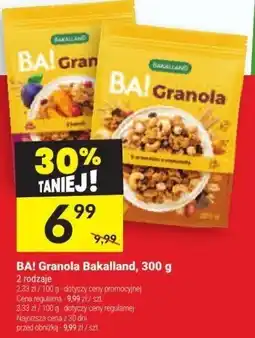 Twój Market BA! Granola Bakalland, 300 g oferta