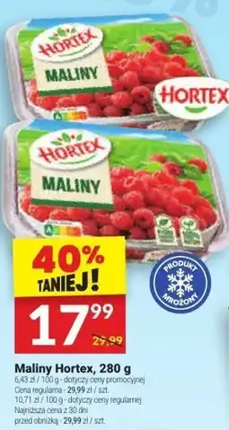 Twój Market Maliny Hortex, 280 g oferta