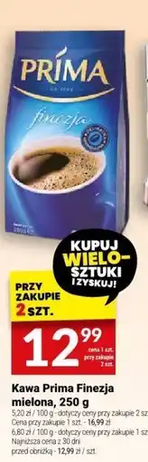 Twój Market Kawa Prima Finezja mielona, 250 g oferta