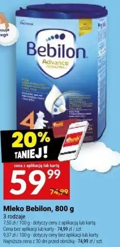 Twój Market Mleko Bebilon, 800 g oferta