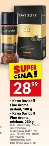 Twój Market Kawa Davidoff Fine Aroma instant, 100 g oferta