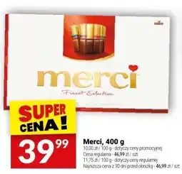 Twój Market Czekolada Merci, 400 g oferta