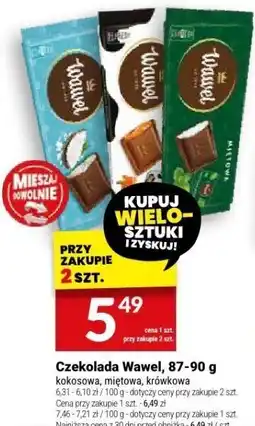 Twój Market Czekolada Wawel, 87-90 g oferta