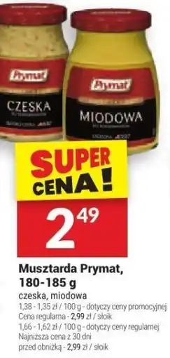 Twój Market Musztarda Prymat, 180-185 g oferta