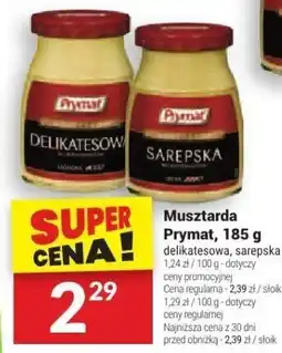 Twój Market Musztarda Prymat, 185 g oferta