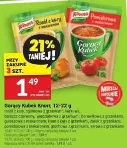 Twój Market Gorący Kubek Knorr, 12-22 g oferta