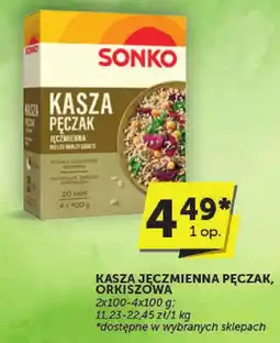 ABC Kasza jęczmienna pęczak, orkiszowa 2x100-4x100g Sonko oferta