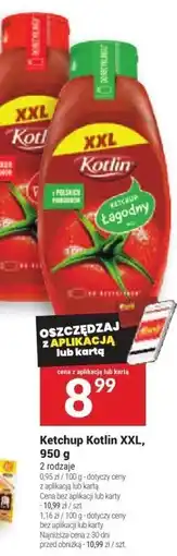 Twój Market Ketchup Kotlin XXL, 950 g oferta