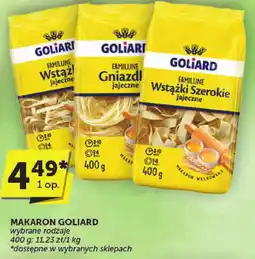 ABC Makaron Goliard wybrane rodzaje 400g oferta