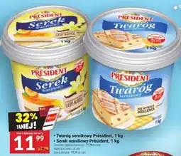 Twój Market Twaróg sernikowy Président 1kg oferta