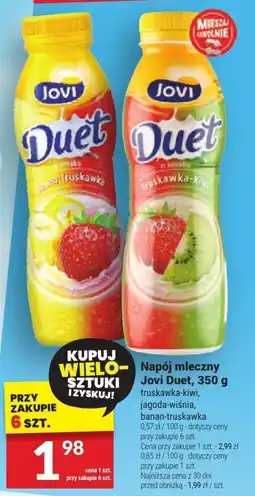 Twój Market Napój mleczny Jovi Duet 350g oferta