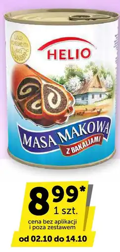 ABC Masa makowa z bakaliami Helio oferta