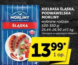 ABC Kiełbasa śląska, podwawelska Morliny 520-550g oferta