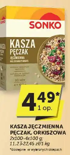 Euro Sklep Kasza jęczmienna pęczak orkiszowa Sonko oferta