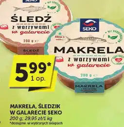 Groszek Makrela, śledzik w galarecie Seko oferta