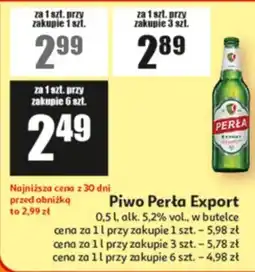 Auchan Piwo Perła Export oferta