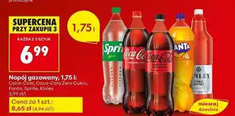 Biedronka Napój tonic water Kinley oferta