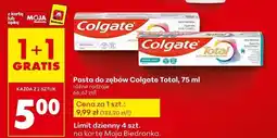 Biedronka Pasta do zębów fresh mint Colgate Total oferta