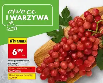 Biedronka Winogrona różowe oferta