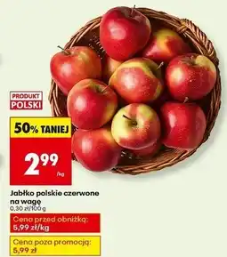 Biedronka Jabłka czerwone polskie oferta