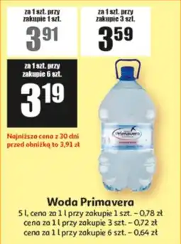 Auchan Woda Primavera oferta