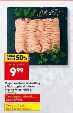 Biedronka Mięso na kotlety z fileta piersi indyka Kraina Mięs oferta