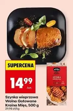 Biedronka Szynka wieprzowa wolno gotowana Kraina Mięs oferta