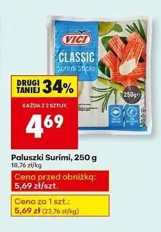 Biedronka Paluszki krabowe surimi Vici oferta