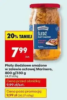 Biedronka Tusze śledziowe w zalewie octowej Marinero oferta