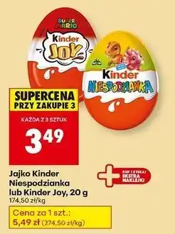 Biedronka Jajko z niespodzianką Kinder Joy oferta