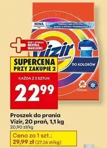 Biedronka Proszek do prania kolor Vizir oferta