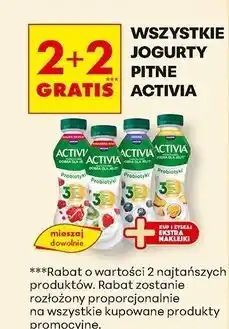 Biedronka Jogurt brzoskwinia marakuja Danone Activia oferta