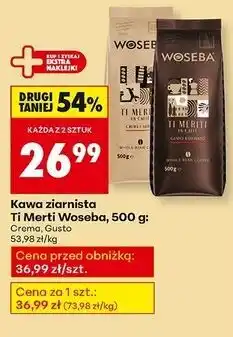 Biedronka Kawa Woseba Ti Meriti Gusto Raffinato oferta