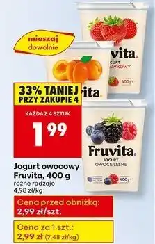 Biedronka Jogurt owoce leśne Fruvita oferta