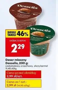 Biedronka Pudding o samku słonego karmelu Dessella oferta