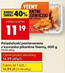 Biedronka Polędwiczki z kurczaka pikantne Yeemy oferta