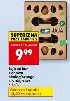 Biedronka Jaja z chowu ekologicznego Gobio oferta
