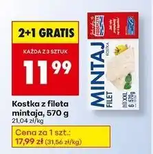 Biedronka Mintaj kostka Abramczyk oferta