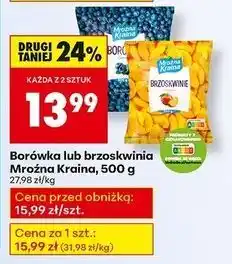 Biedronka Brzoskwinie Mroźna Kraina oferta