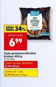Biedronka Zupa grzybowa z podgrzybkami i borowikami Mroźna Kraina oferta