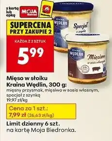 Biedronka Specjał z szynką Kraina Wędlin oferta