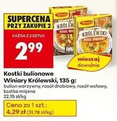 Biedronka Bulion warzywny Winiary Królewski oferta